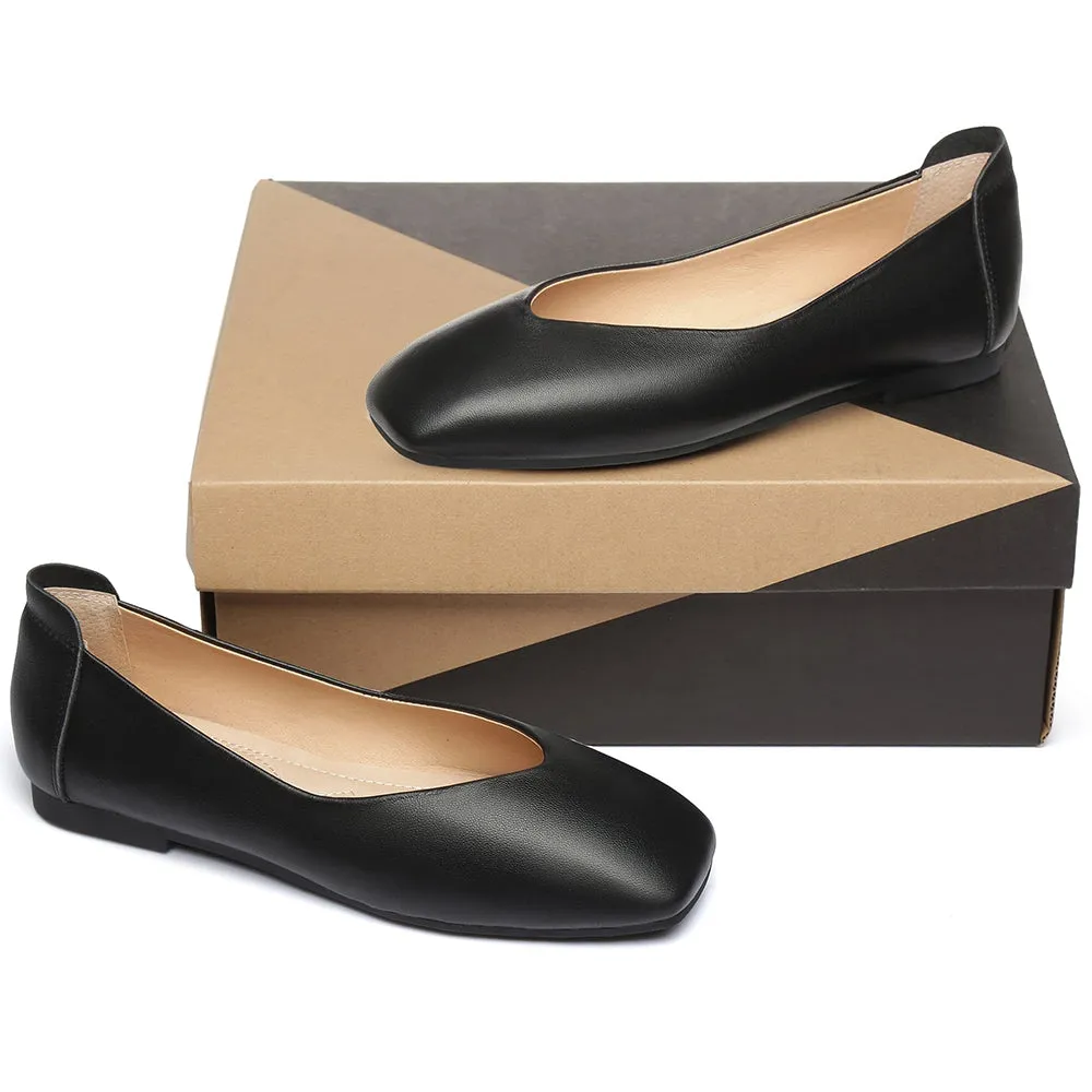 Australian Shepherd® UGG Linda Women Leather Ballet Flats