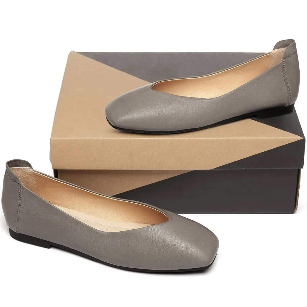 Australian Shepherd® UGG Linda Women Leather Ballet Flats