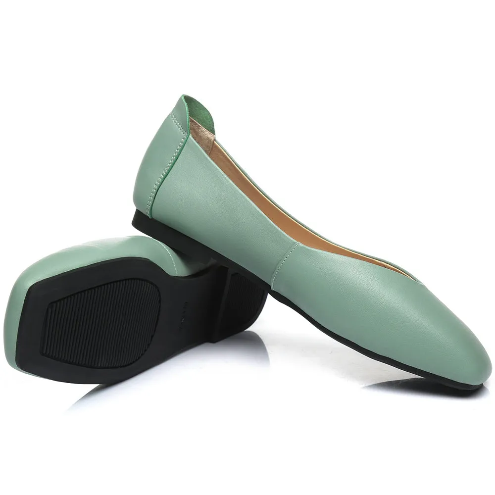 Australian Shepherd® UGG Linda Women Leather Ballet Flats