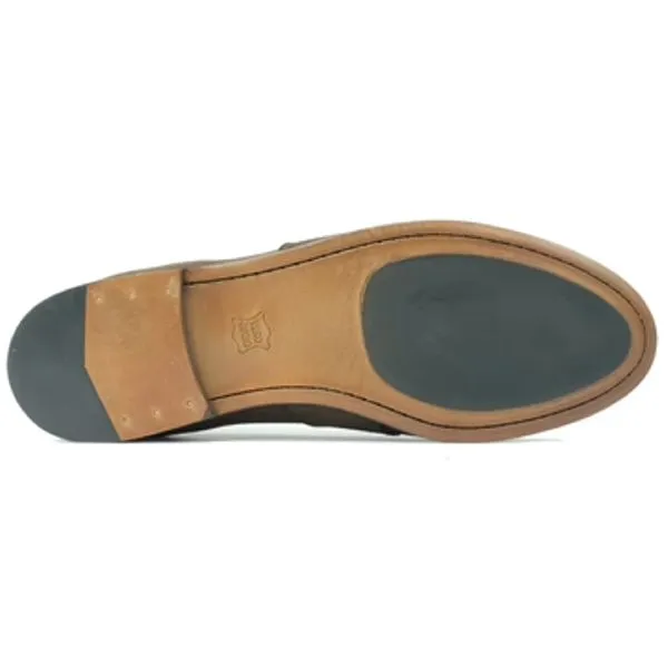 Barney Suede Penny Loafer in Brown by Alan Payne Footwear
