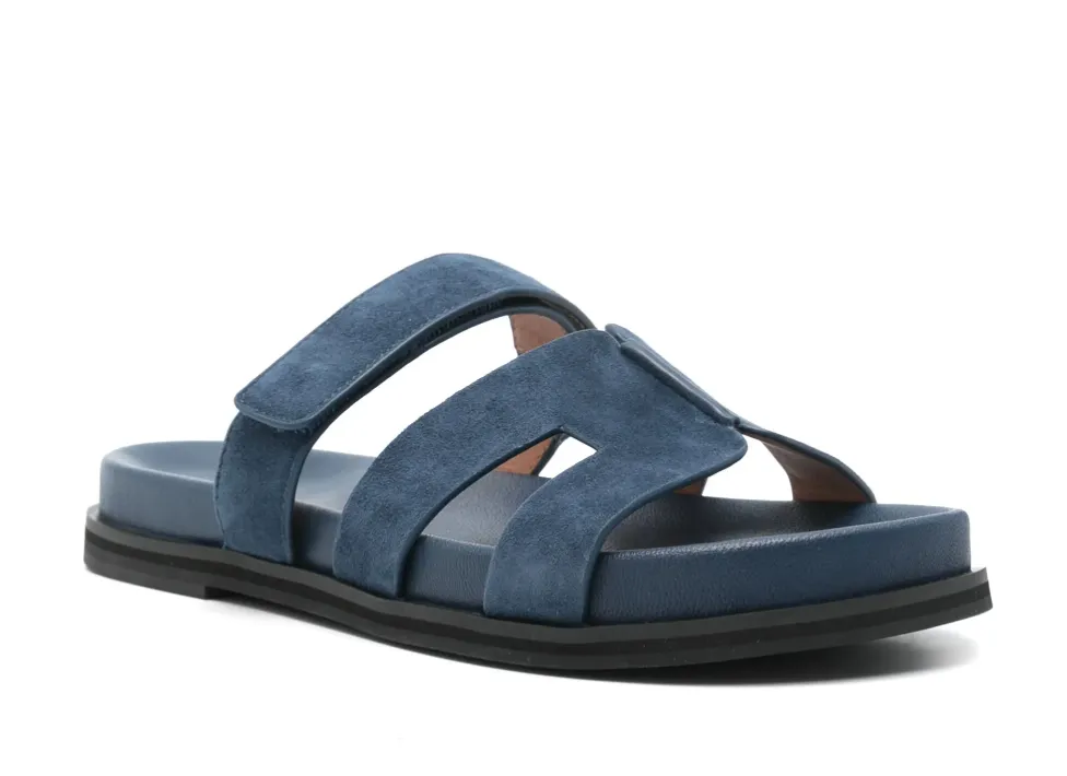 Bibi Lou Minty Denim Navy Suede Sandals