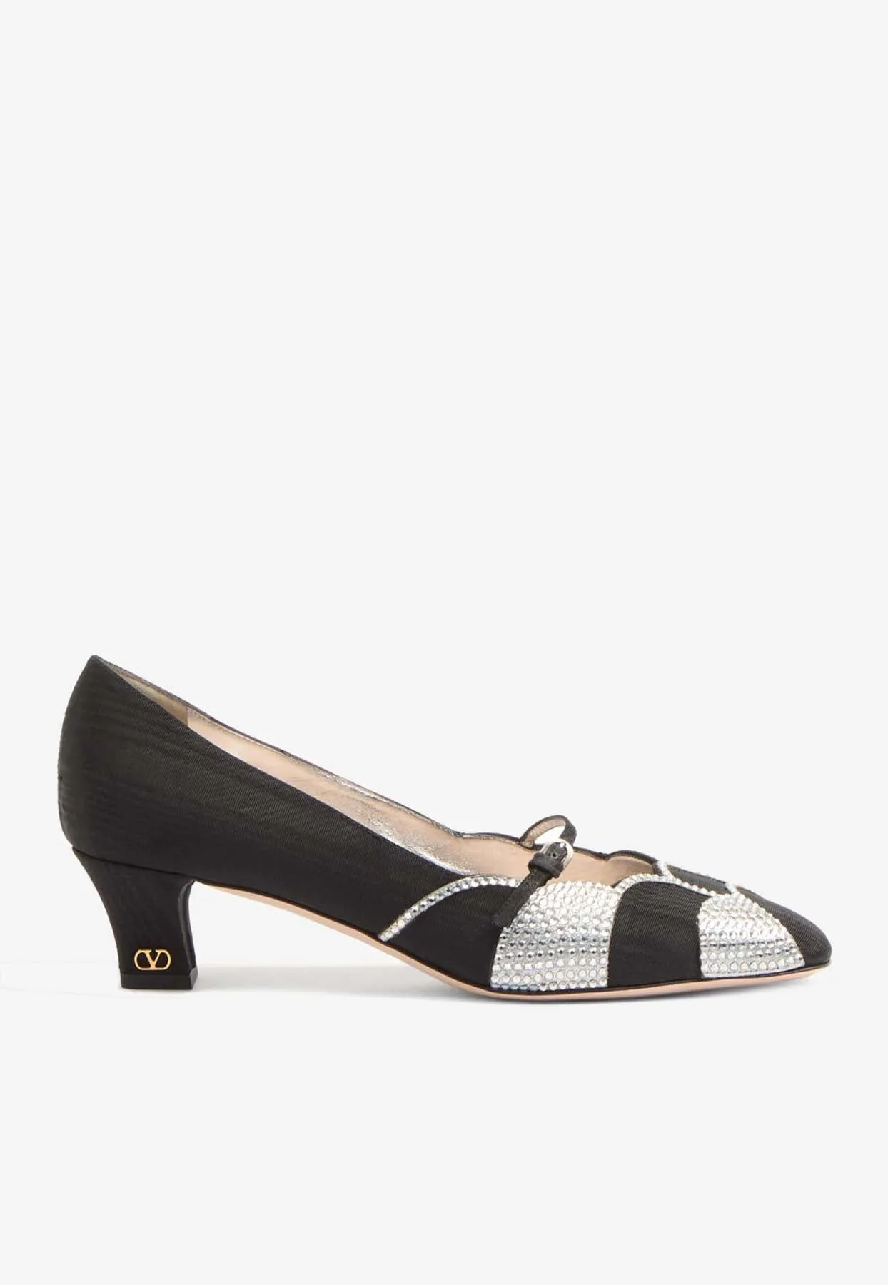Bowow 45 Moiré Crystal Embellished Pumps