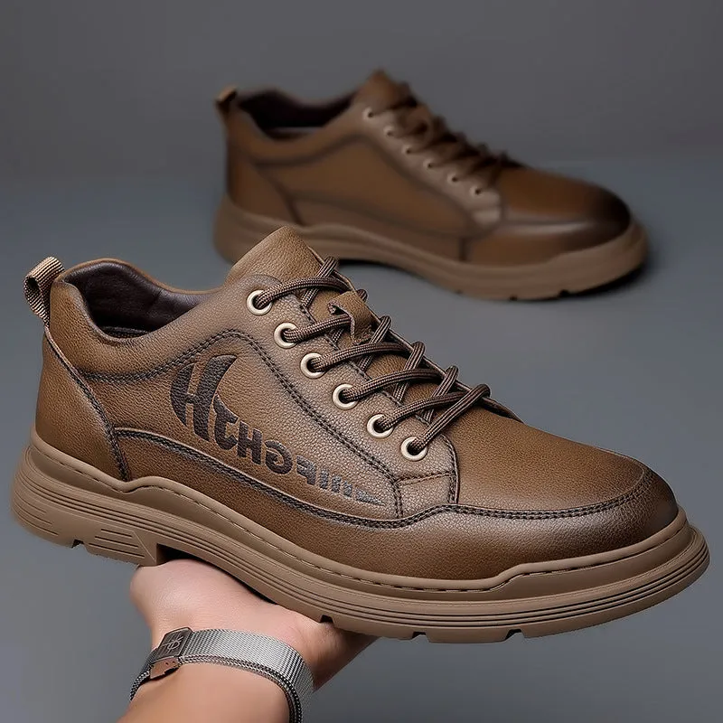 Brian  Atmungsaktive Herrenschuhe aus veganem Leder