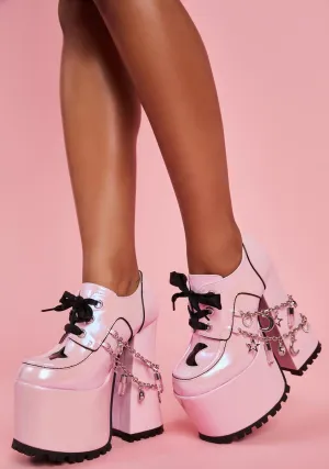 But Of Quartz Platform Heels