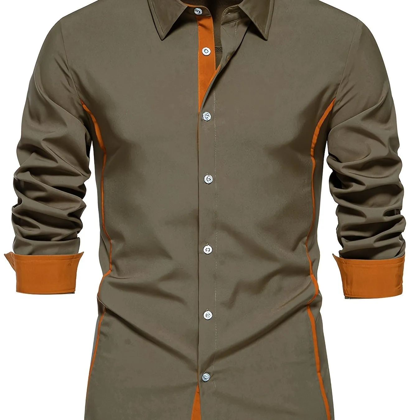 GRAMIX | Stylish Men's Shirt with Color Blocks