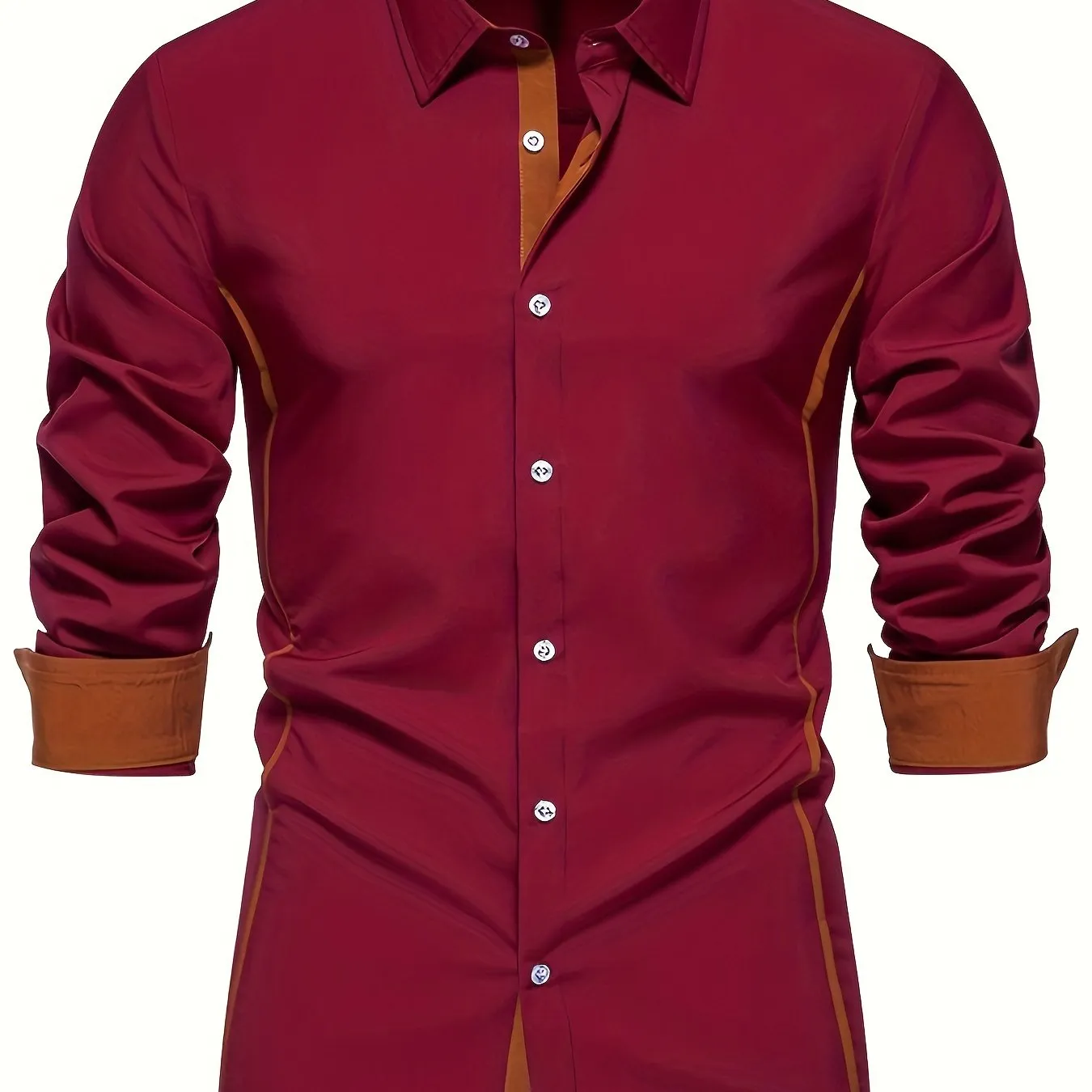 GRAMIX | Stylish Men's Shirt with Color Blocks