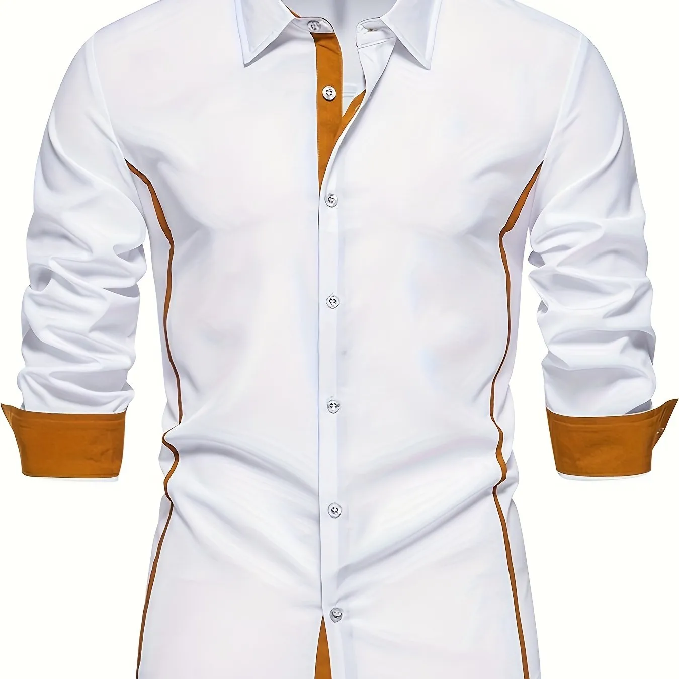 GRAMIX | Stylish Men's Shirt with Color Blocks