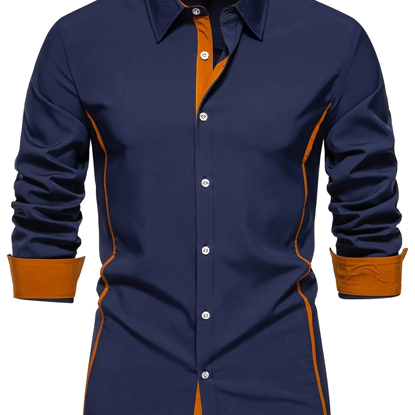 GRAMIX | Stylish Men's Shirt with Color Blocks