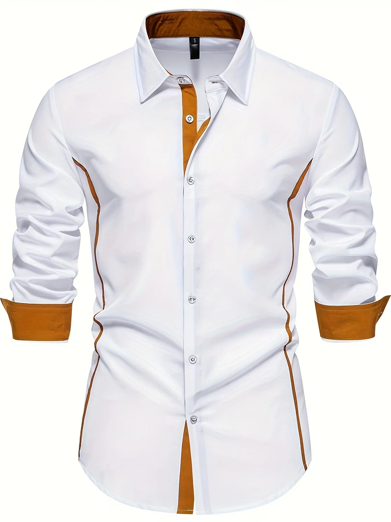 GRAMIX | Stylish Men's Shirt with Color Blocks