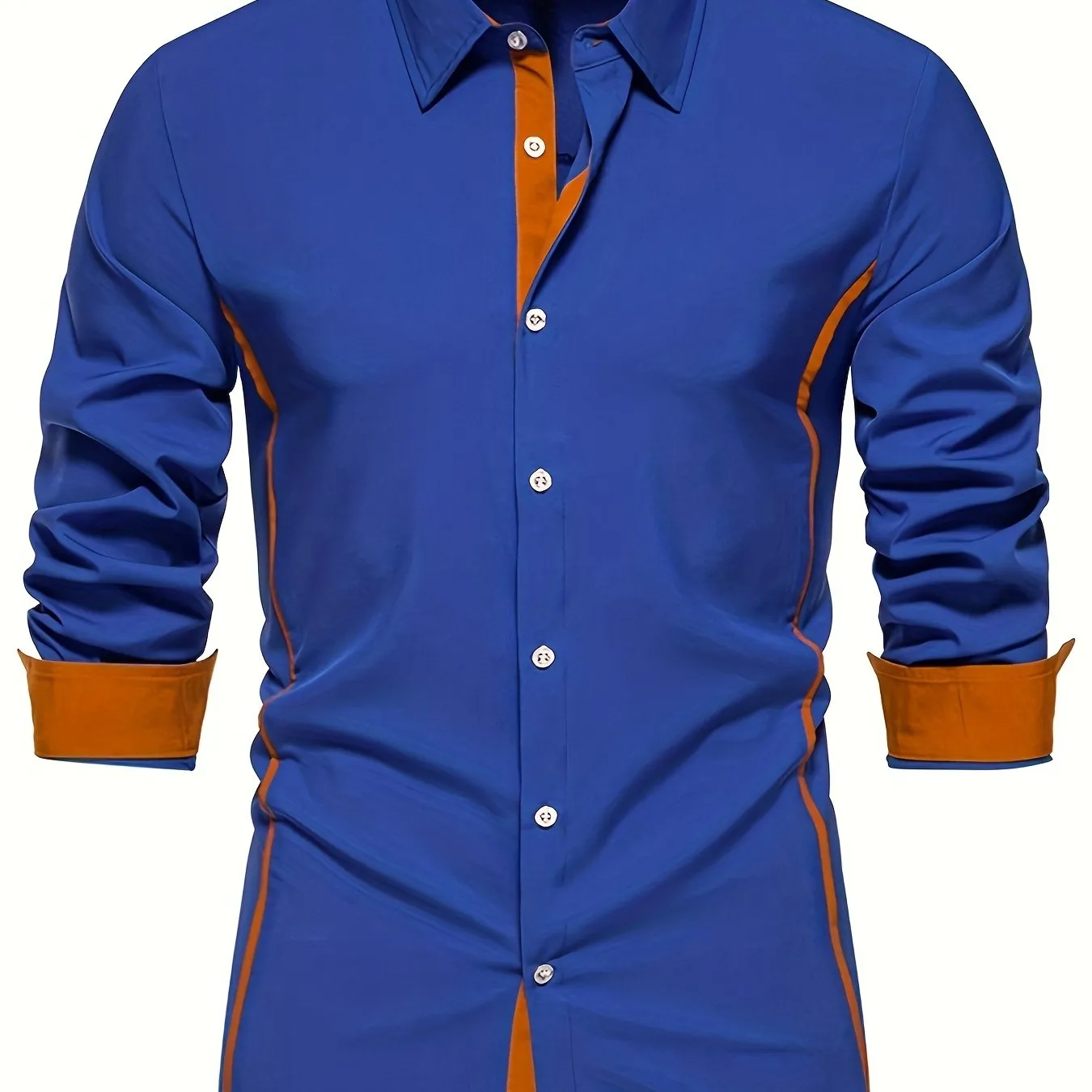 GRAMIX | Stylish Men's Shirt with Color Blocks