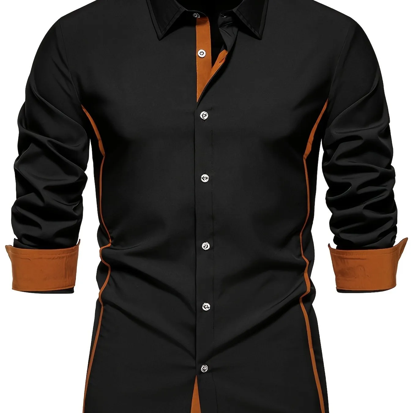 GRAMIX | Stylish Men's Shirt with Color Blocks