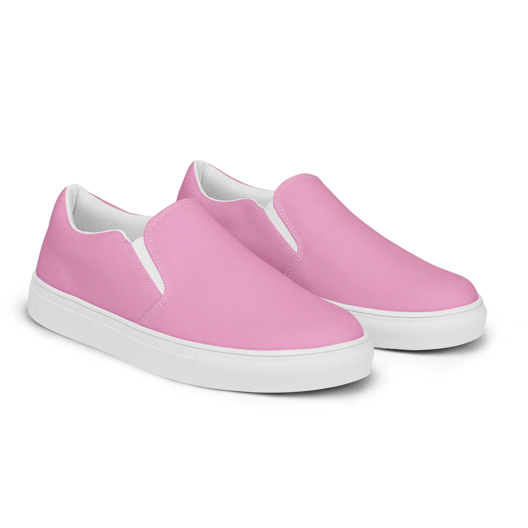 Pink Women’s slip-on canvas shoes