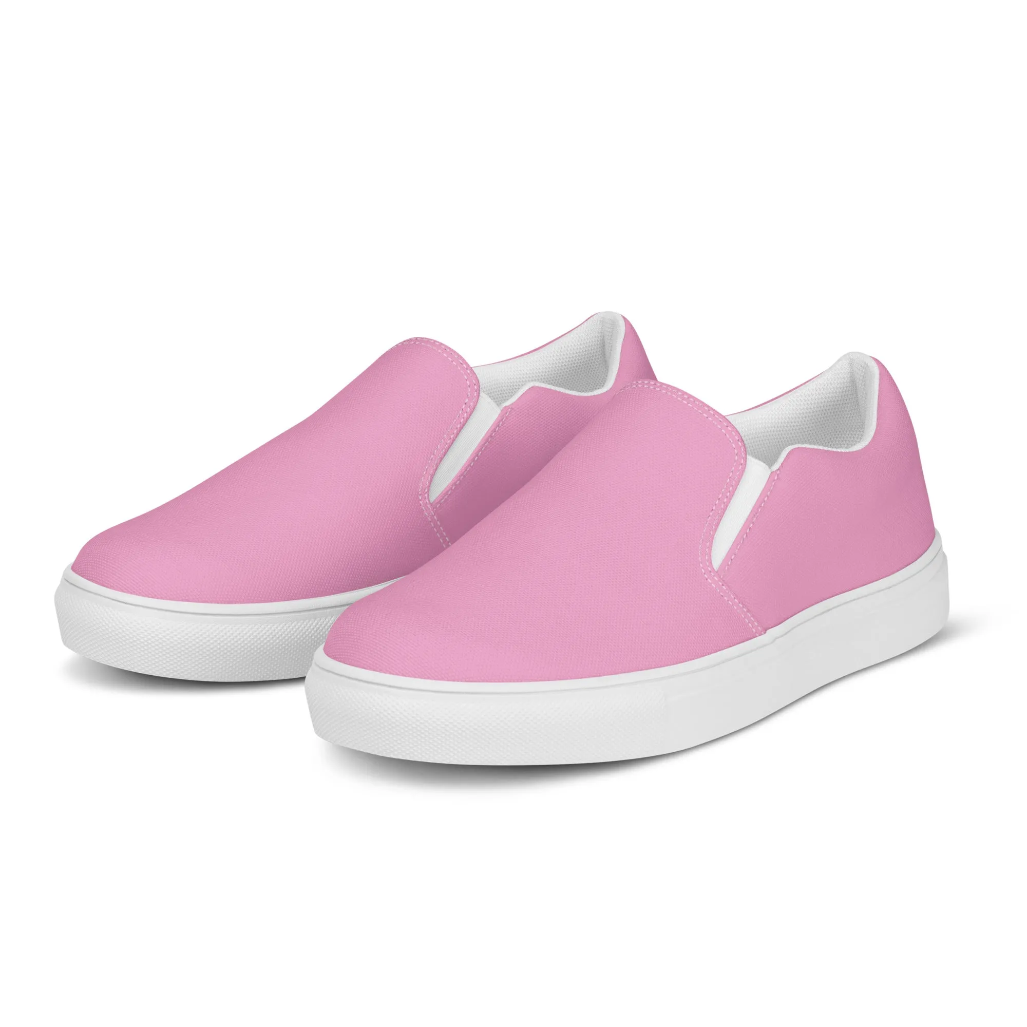 Pink Women’s slip-on canvas shoes