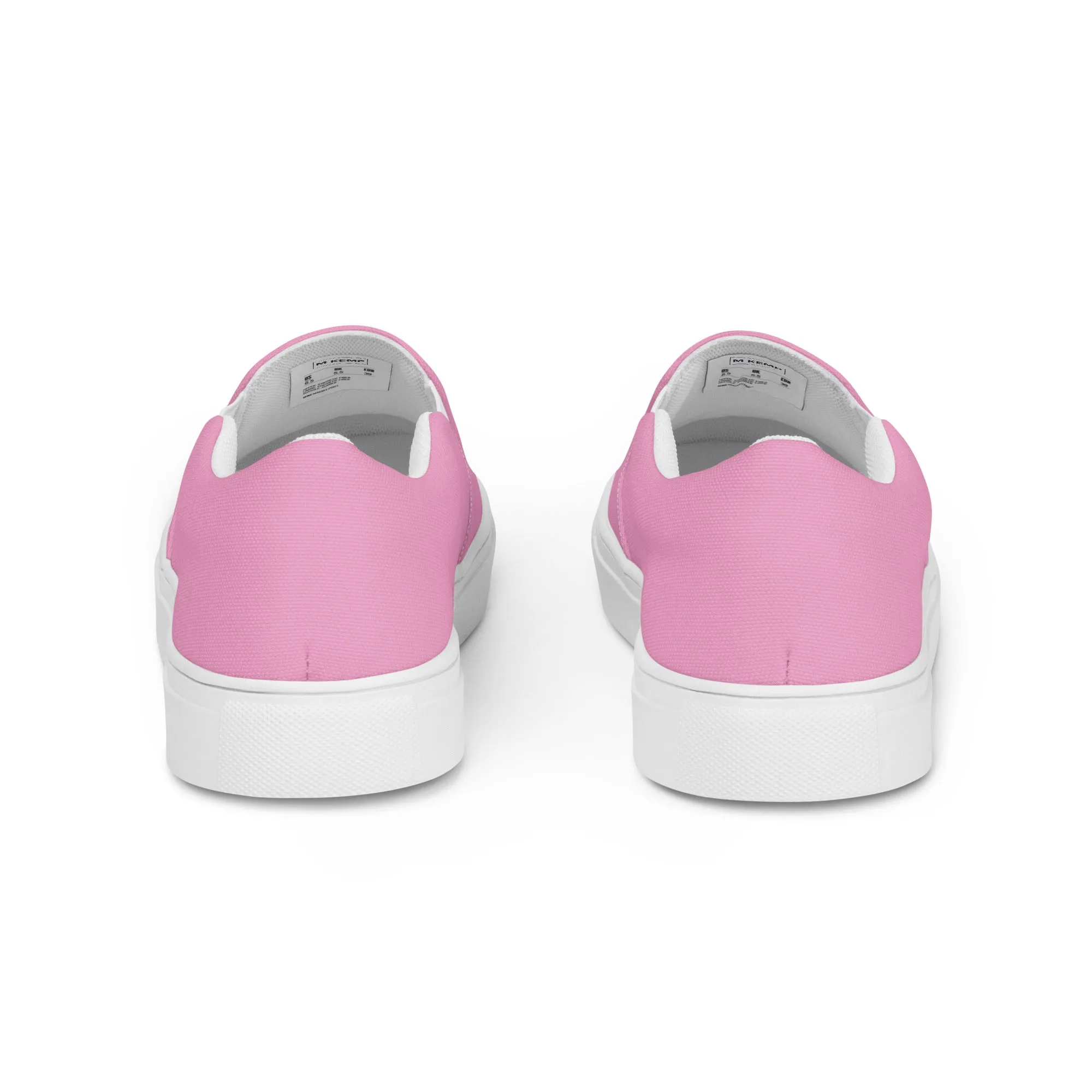 Pink Women’s slip-on canvas shoes