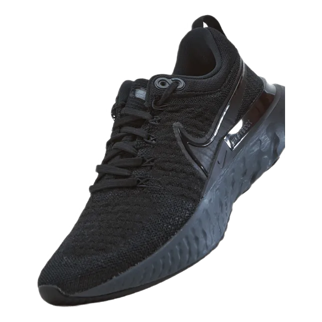 React Infinity Run Flyknit 2 W Black/black-black-iron Grey