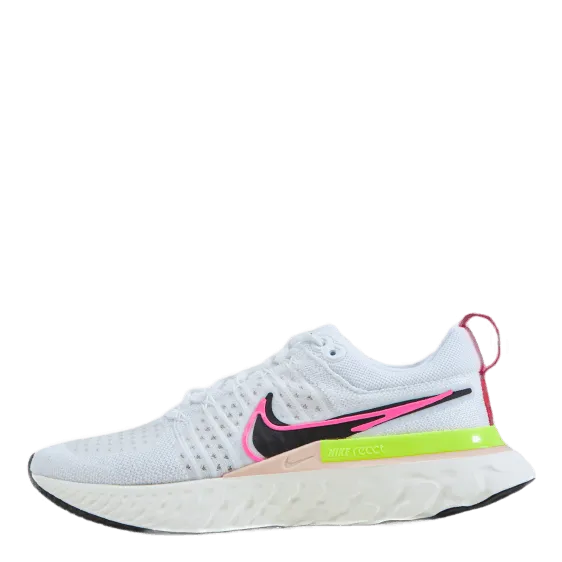React Infinity Run Flyknit 2 W White/black-sail-pink Blast