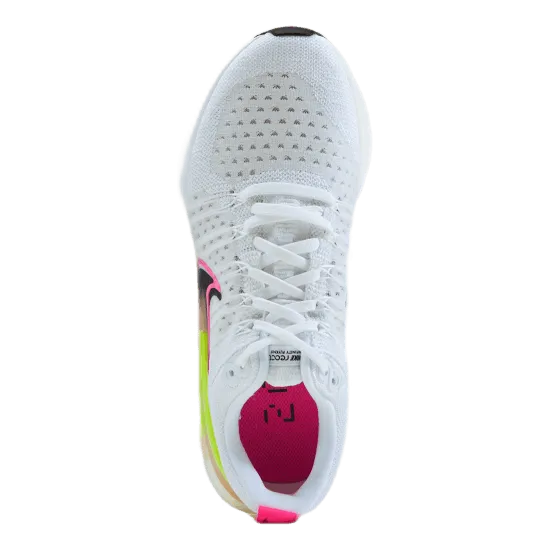 React Infinity Run Flyknit 2 W White/black-sail-pink Blast