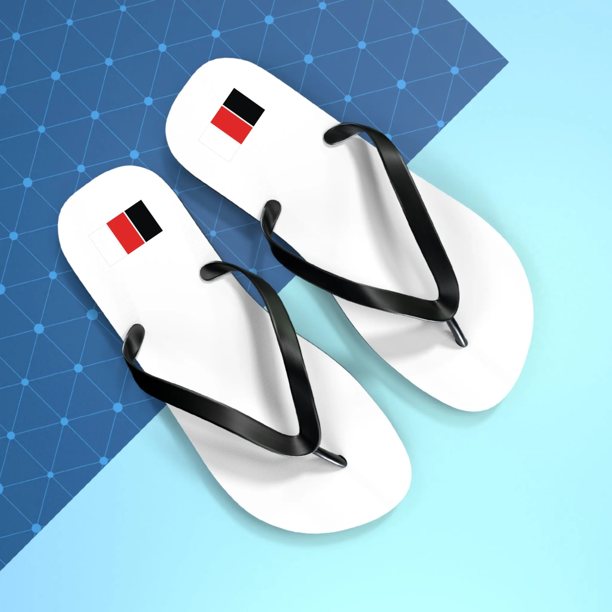 SNOBkill Unisex Flip Flops [White Edition]