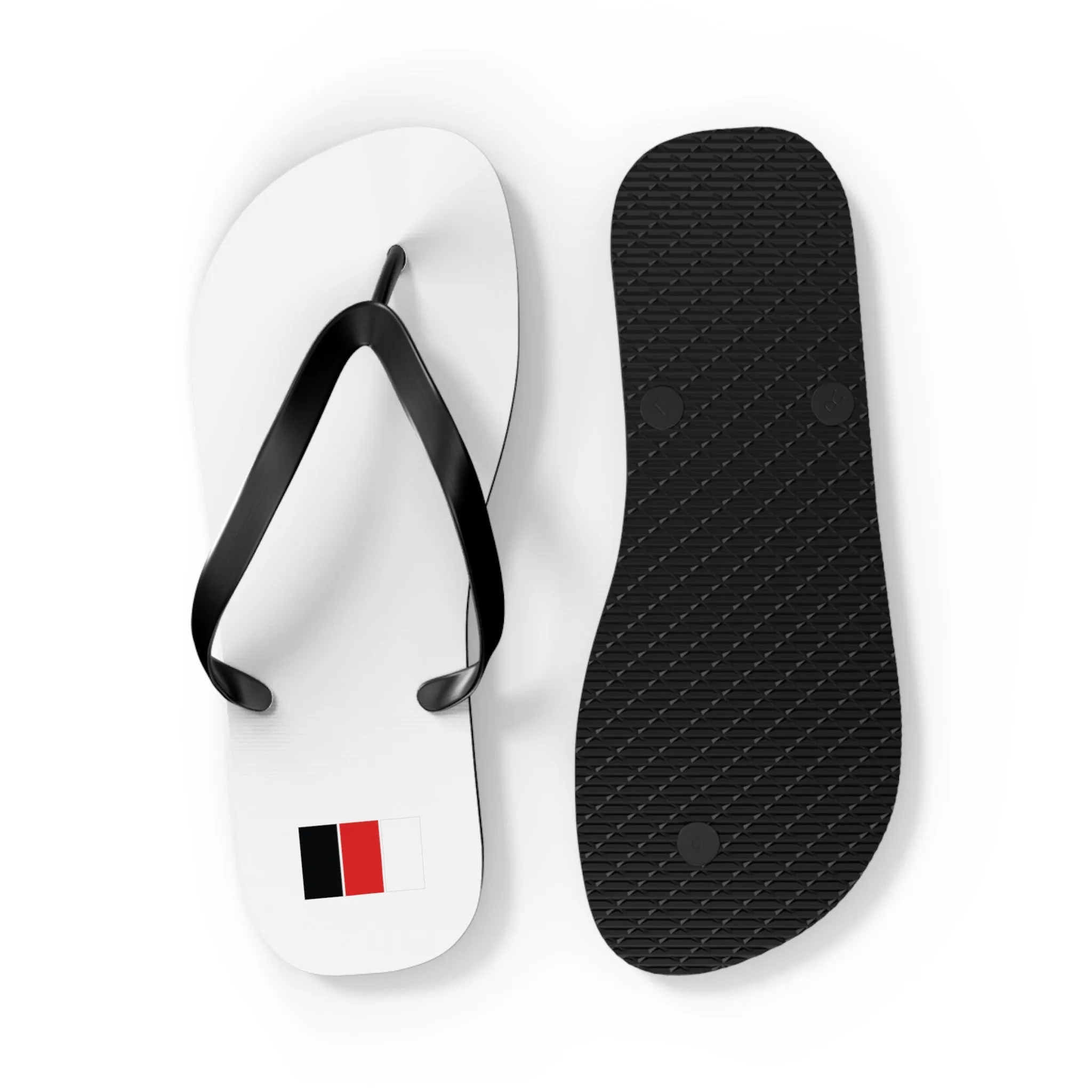 SNOBkill Unisex Flip Flops [White Edition]