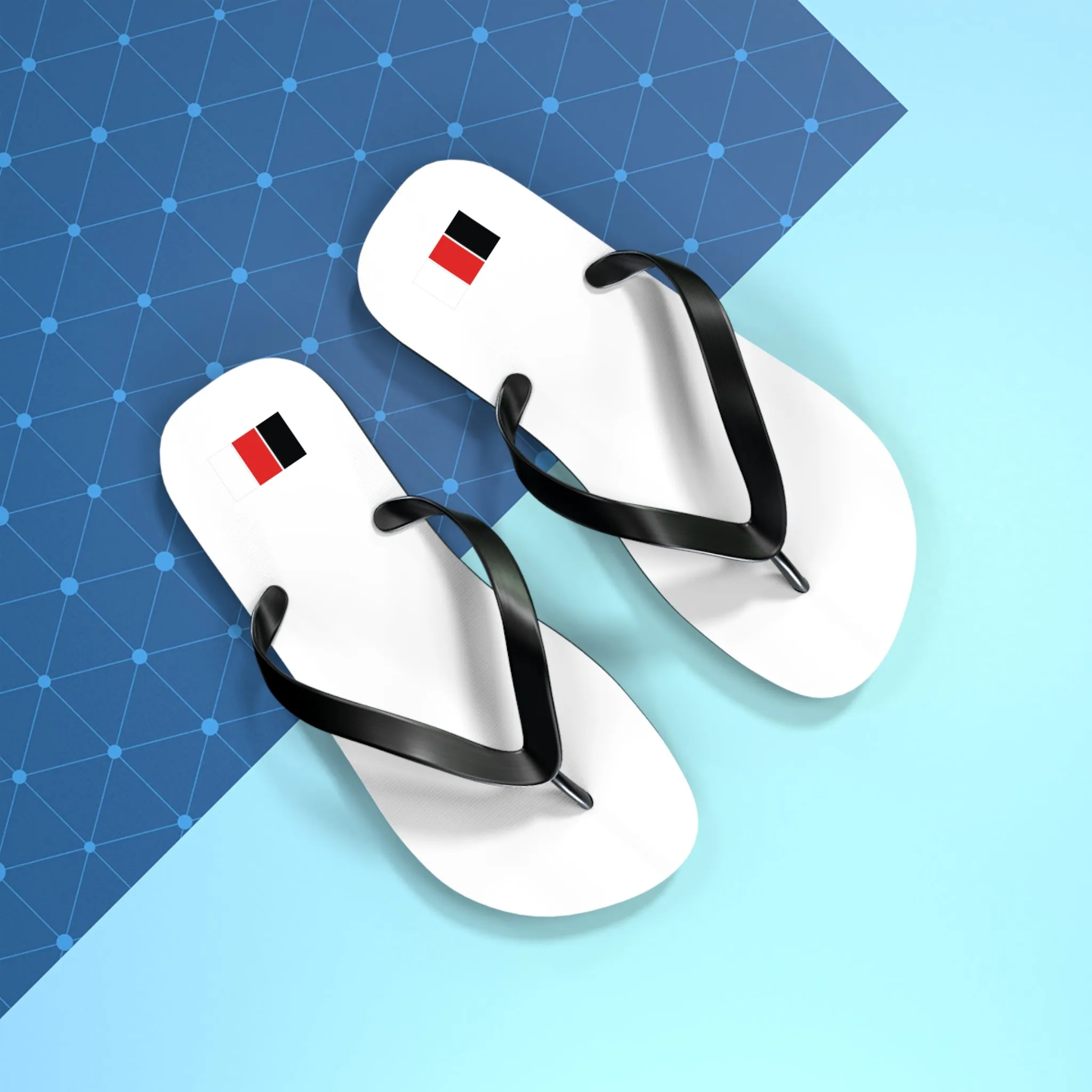 SNOBkill Unisex Flip Flops [White Edition]