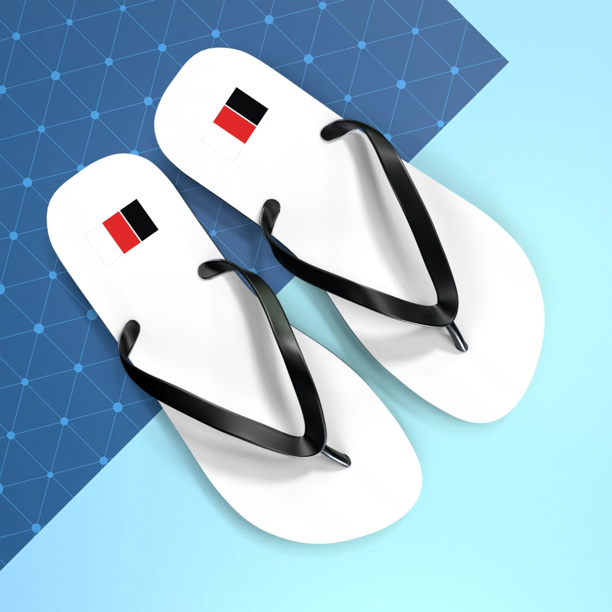 SNOBkill Unisex Flip Flops [White Edition]