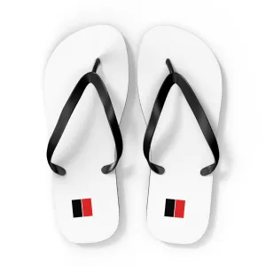 SNOBkill Unisex Flip Flops [White Edition]