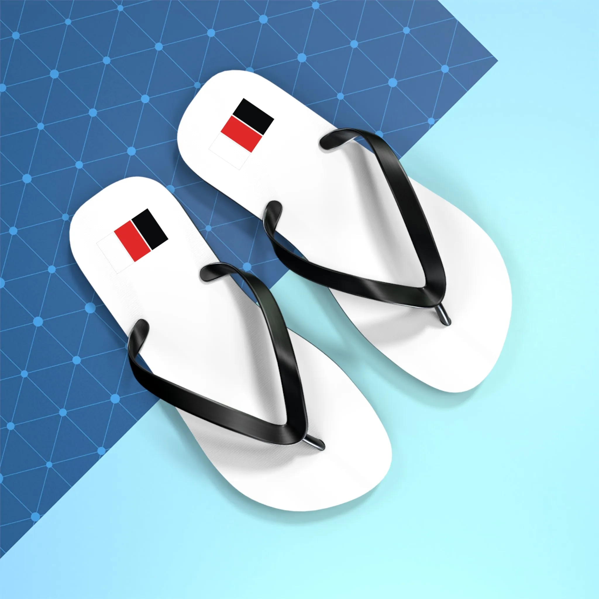 SNOBkill Unisex Flip Flops [White Edition]