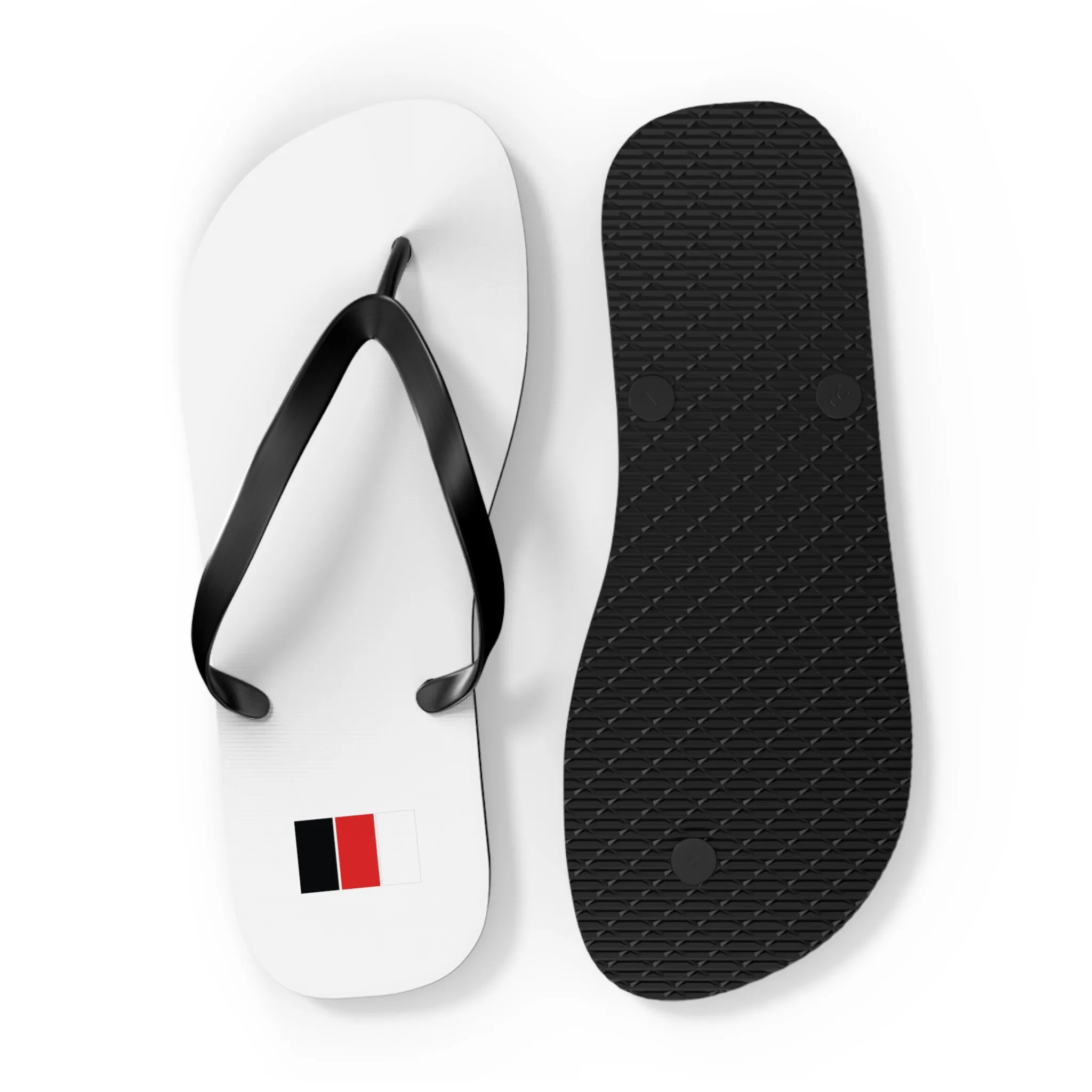 SNOBkill Unisex Flip Flops [White Edition]