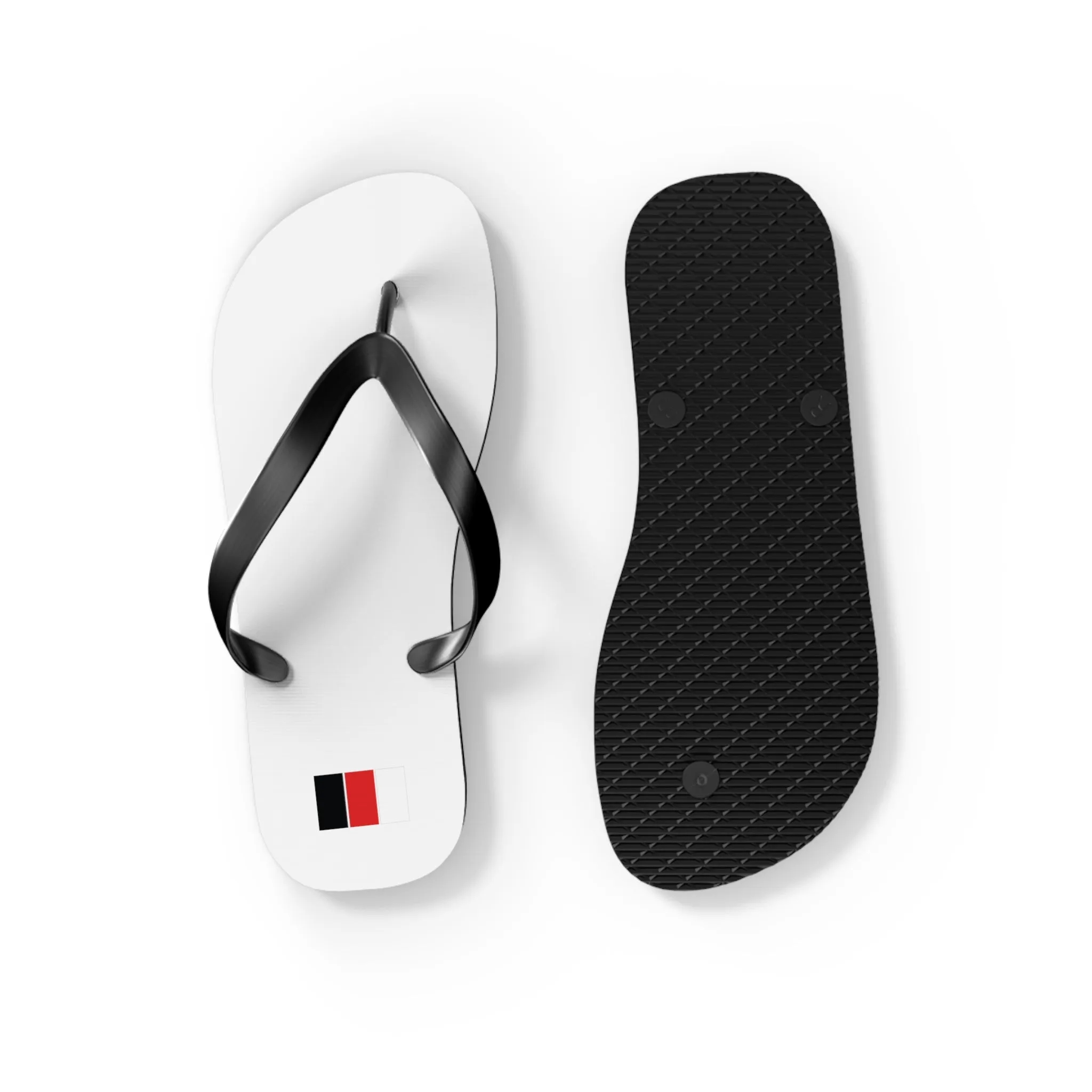 SNOBkill Unisex Flip Flops [White Edition]