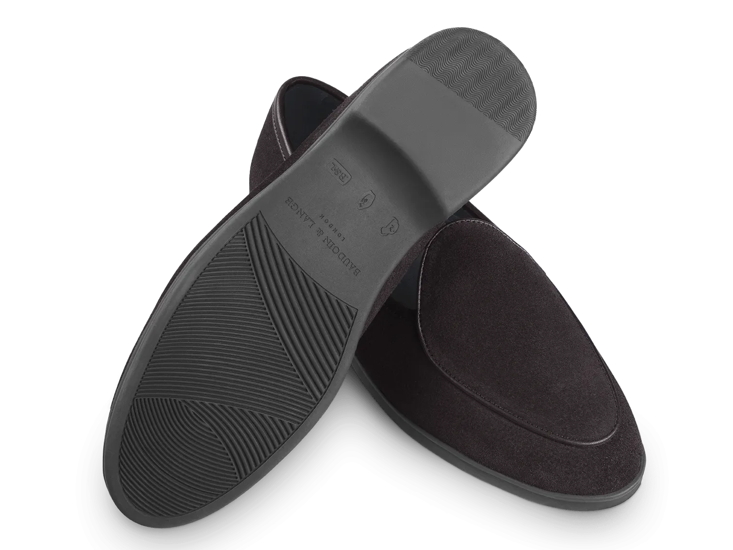 Stride Loafers in Cedre Noir Glove Suede Dark Sole