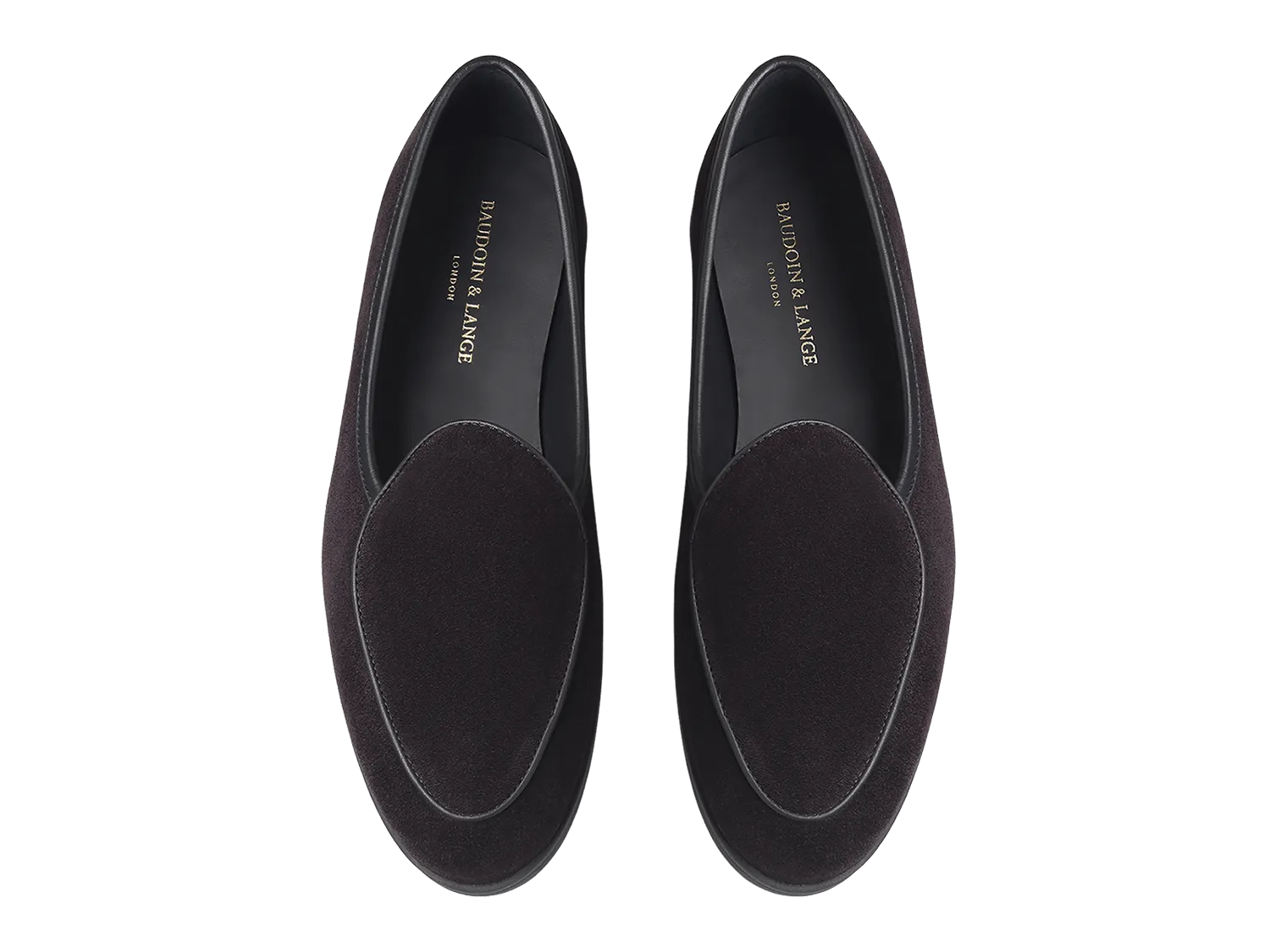 Stride Loafers in Cedre Noir Glove Suede Dark Sole