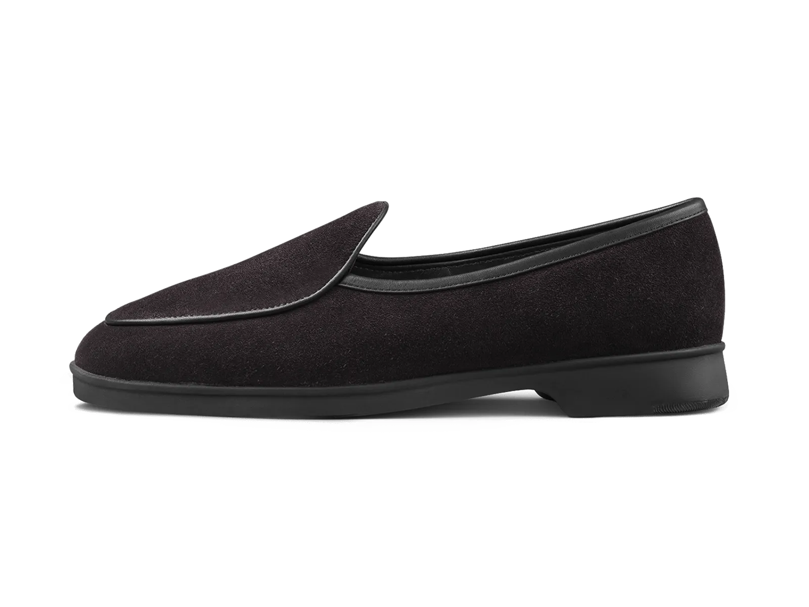 Stride Loafers in Cedre Noir Glove Suede Dark Sole