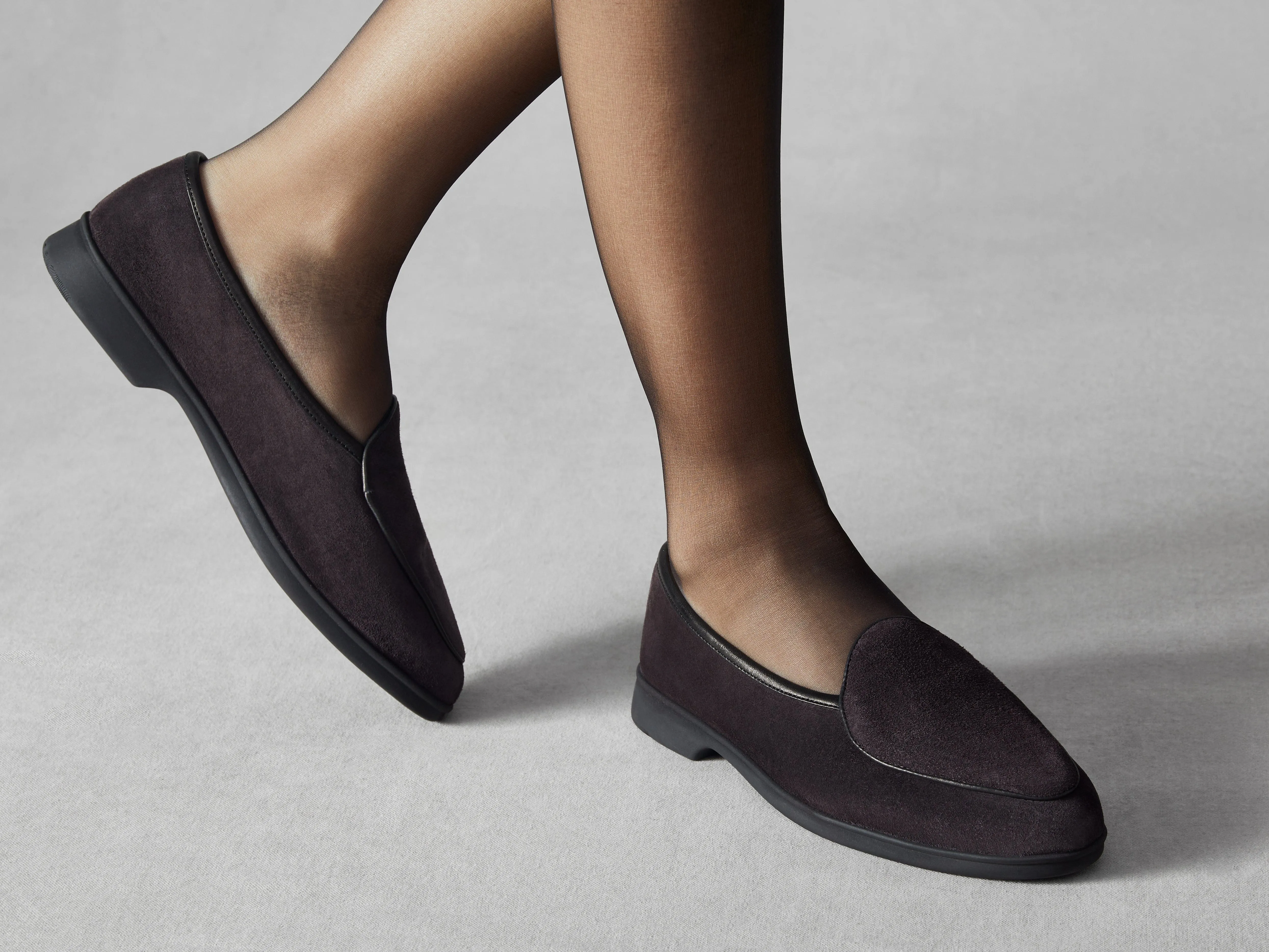 Stride Loafers in Cedre Noir Glove Suede Dark Sole