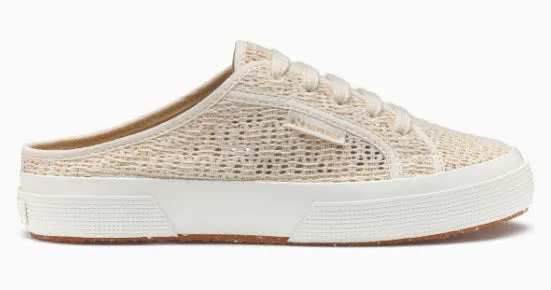 Superga 2402 Mule Organic Macrame Beige