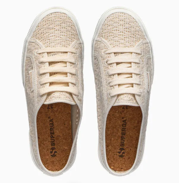 Superga 2402 Mule Organic Macrame Beige