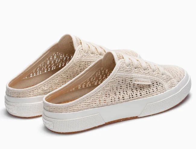 Superga 2402 Mule Organic Macrame Beige