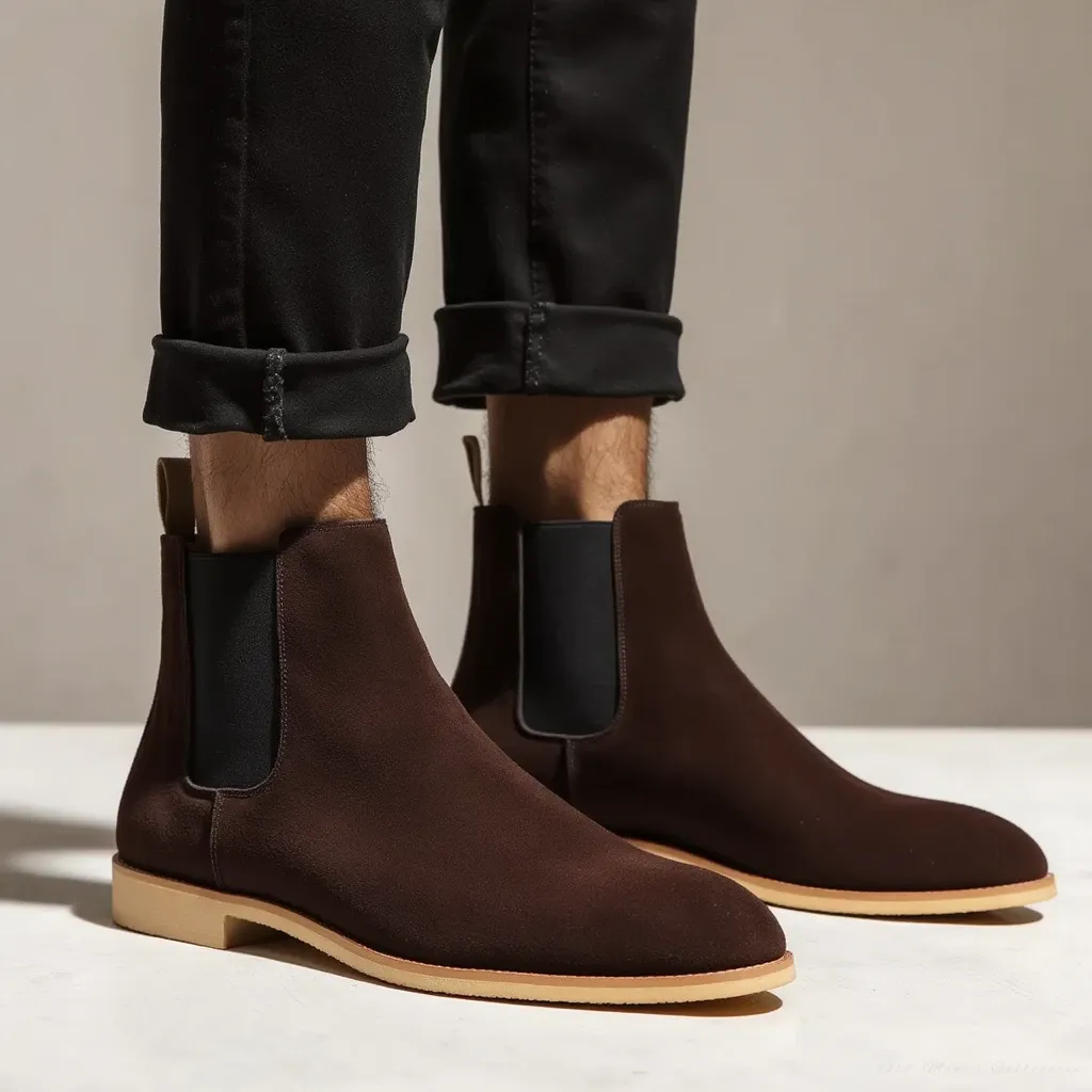 The Verona Calf Suede Slip-Ons