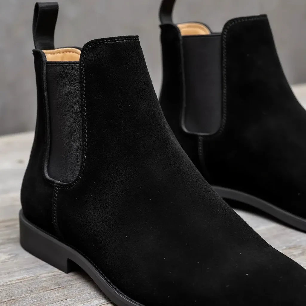 The Verona Calf Suede Slip-Ons