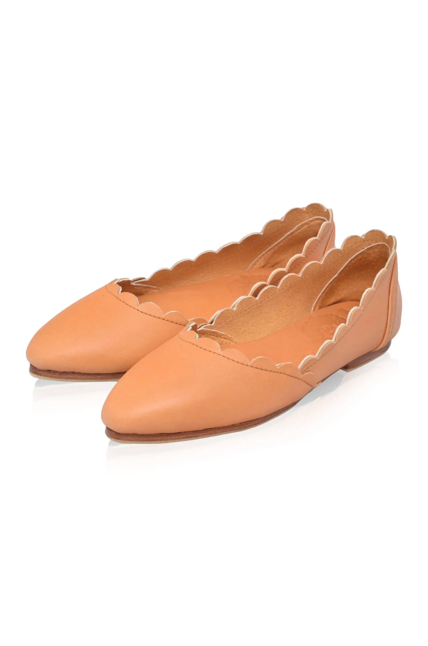 Valentina Leather Ballet Flats (*Sz. 5.5 & 6)