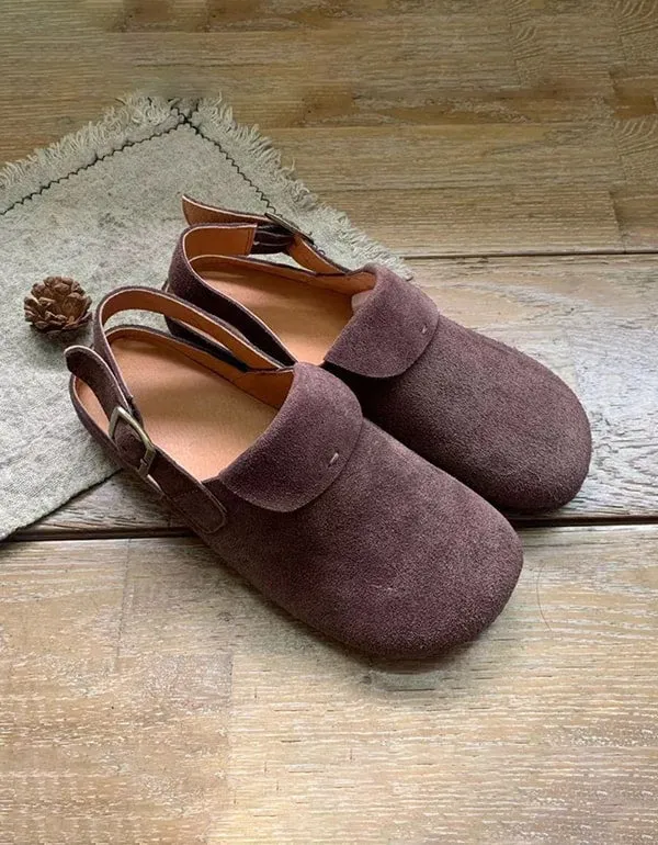 Women's Comfy Retro Slingback Flat Shoes