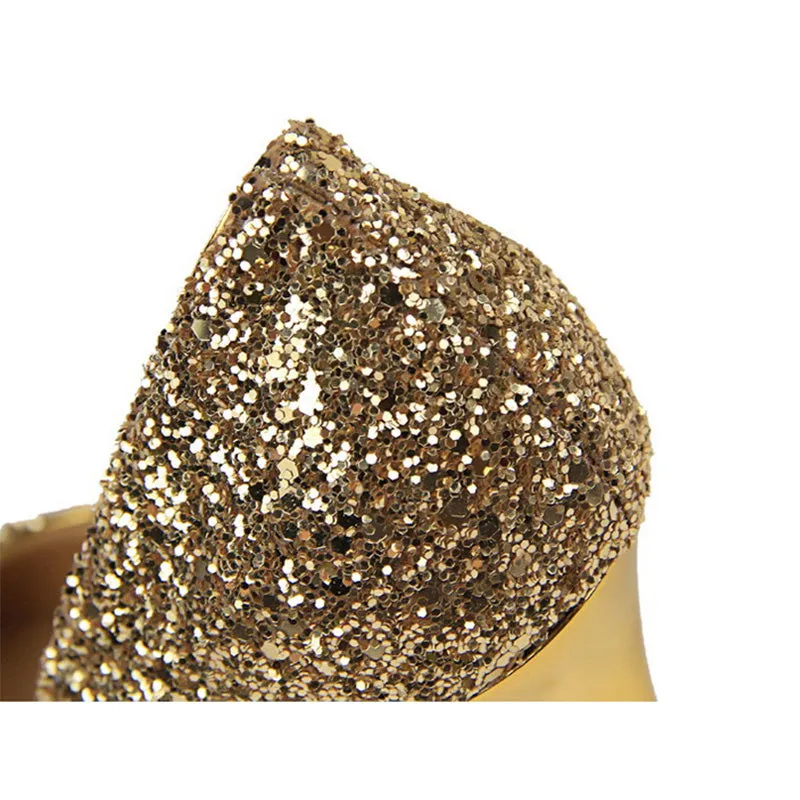 Women's rhinestone wedding high heels closed pointed toe stiletto heels